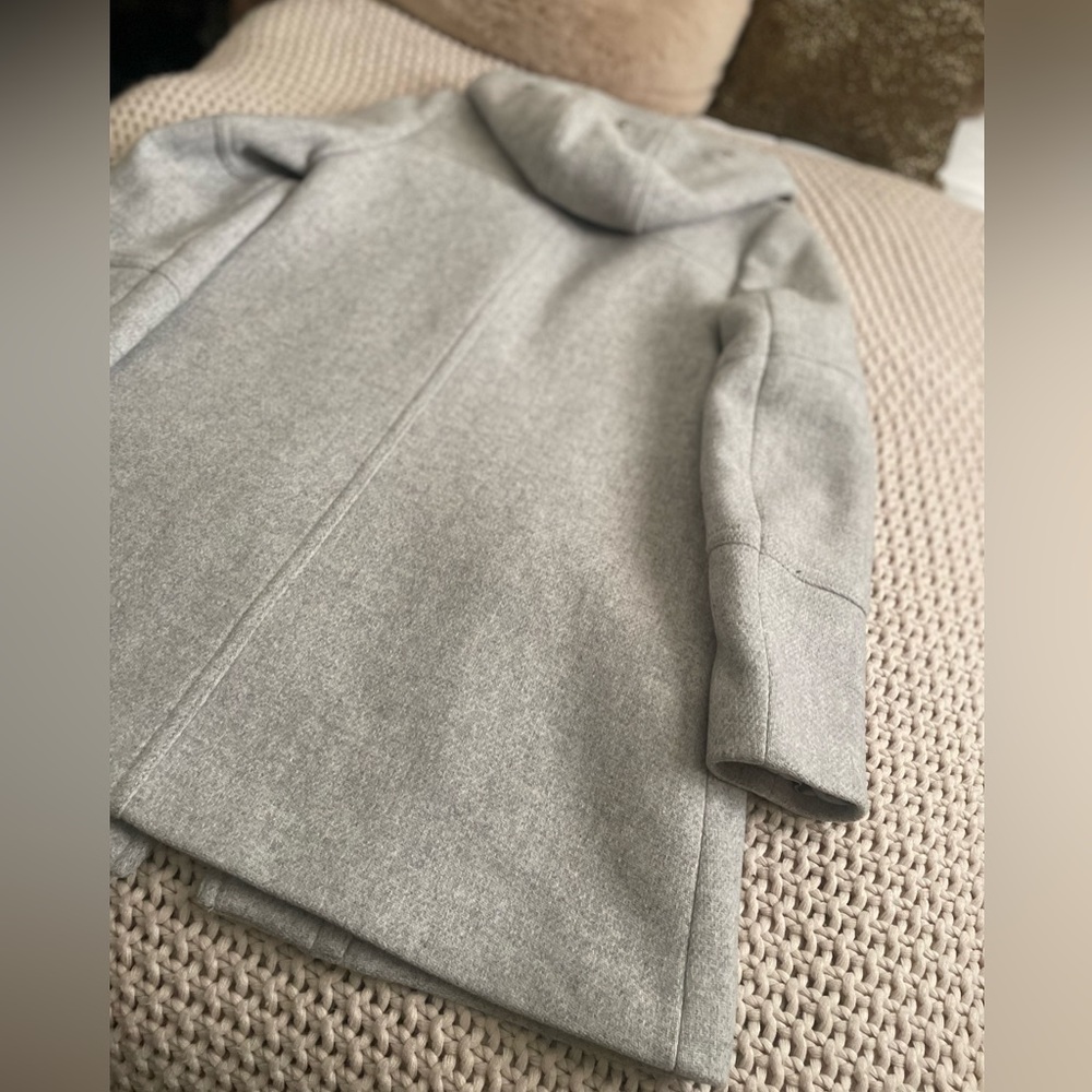 J. Crew Chateau Parka Stadium Cloth By Nello Gori In Heather Dusk Grey View 6